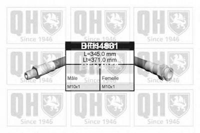 QUINTON HAZELL bfh4861 -  Тормозной шланг